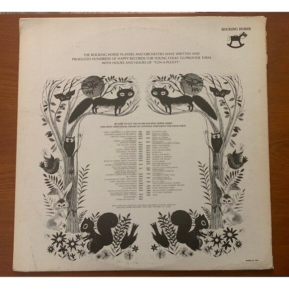 Vintage Kid's Vinyl LP Rocking Horse Spoonful of Sugar from Mary Poppins 5039 - Picture 2 of 4